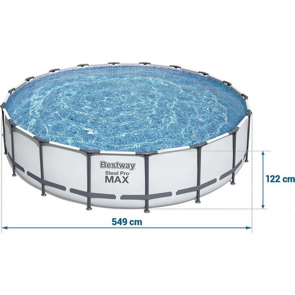 Bestway Basen stelażowy Steel Pro Max 549cm 18w1 (56462)