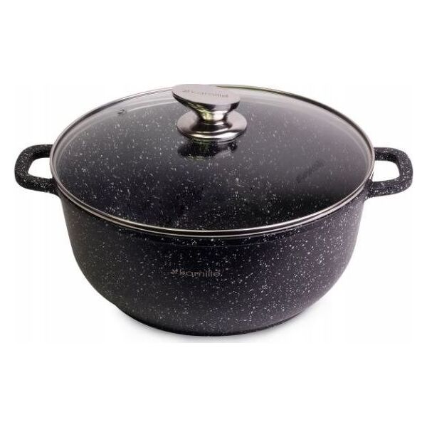 Kamille Garnek z pokrywą 28 cm 6.5L Kamille KM-4406