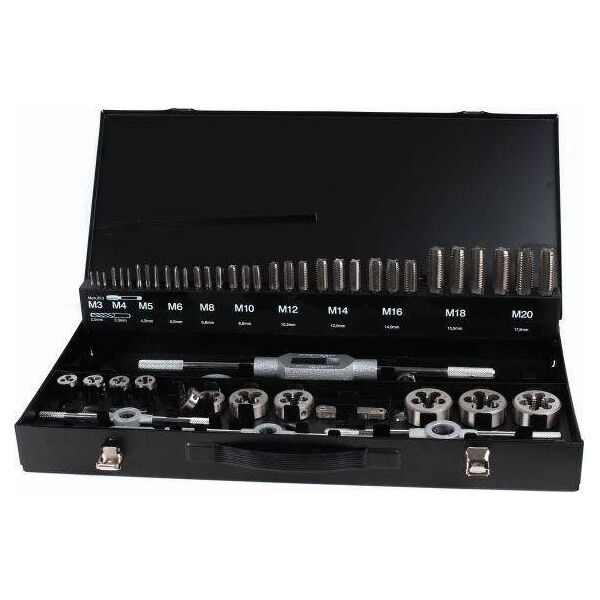 Abraboro Zestaw gwintowników M3-M20 ABRABORO, HSS-G [55 cz.]