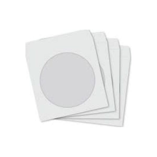 Herlitz KOPERTY NA CD/DVD SK (SAMOKLEJĄCE) Z OKIENKIEM BIAŁE 1000 SZTUK