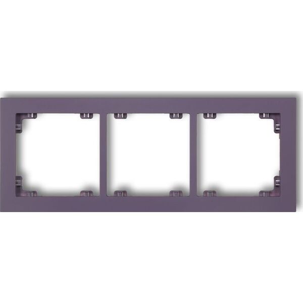 Karlik DECO Ramka potrójna DECO Pastel Matt szmaragdowy 51DR-3