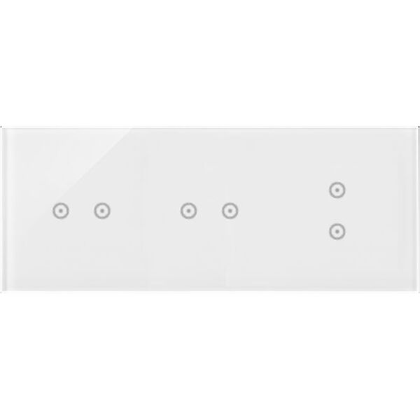 Kontakt-Simon Simon 54 Touch Panel dotykowy 3 moduły 2 pola dotykowe poziome, 2 pola dotykowe poziome, 2 pola dotykowe pionowe, DSTR3223/70