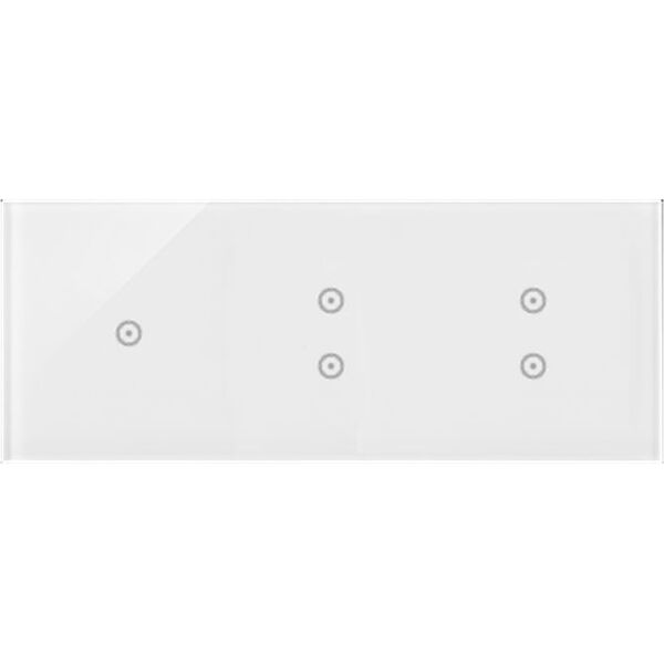 Kontakt-Simon Simon 54 Touch Panel dotykowy 3 moduły 1 pole dotykowe, 2 pola dotykowe pionowe, 2 pola dotykowe pionowe, biała p DSTR3133/70