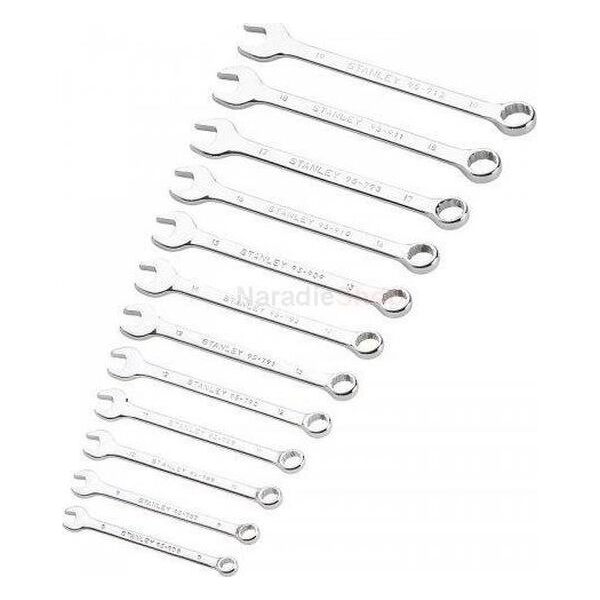 Stanley Klucze pł-ocz.z grzech.8-19mm 12szt