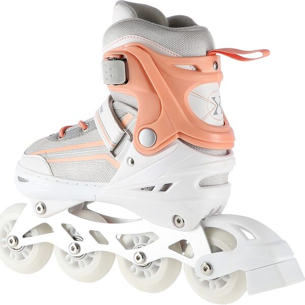 Rolki Nils Extreme NH18190 z wymienną płozą regulowane białe r. 34-38 8668644 5907695589269