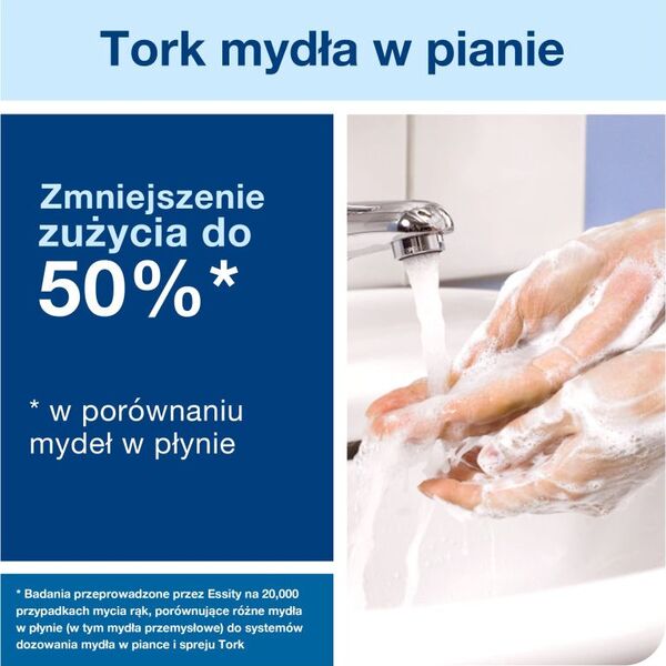Dozownik do mydła Tork Tork Dozownik do mydła w piance - Czarny