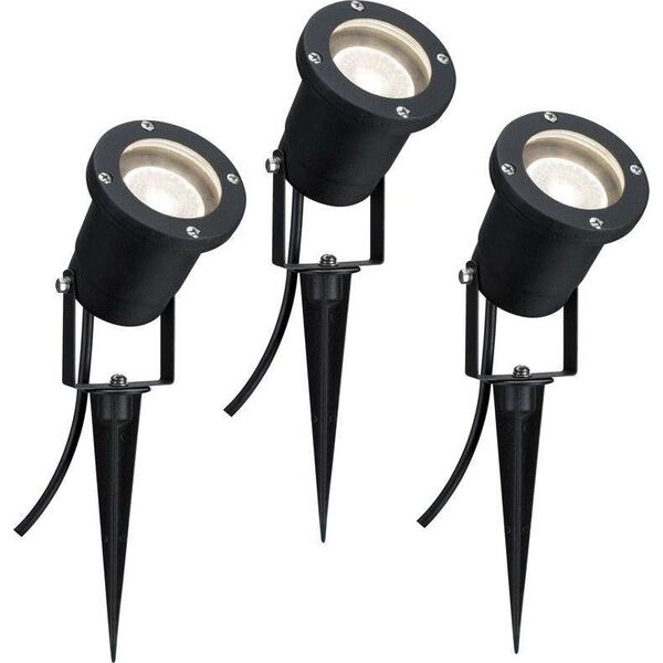 Paulmann Special Line Garden Spotlight IP65 GU10 3x3,5W 230V 3000K Czarny Aluminium