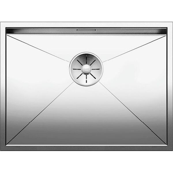 Zlewozmywak Blanco Zerox 550-U stal polerowana z korkiem InFino (521591)