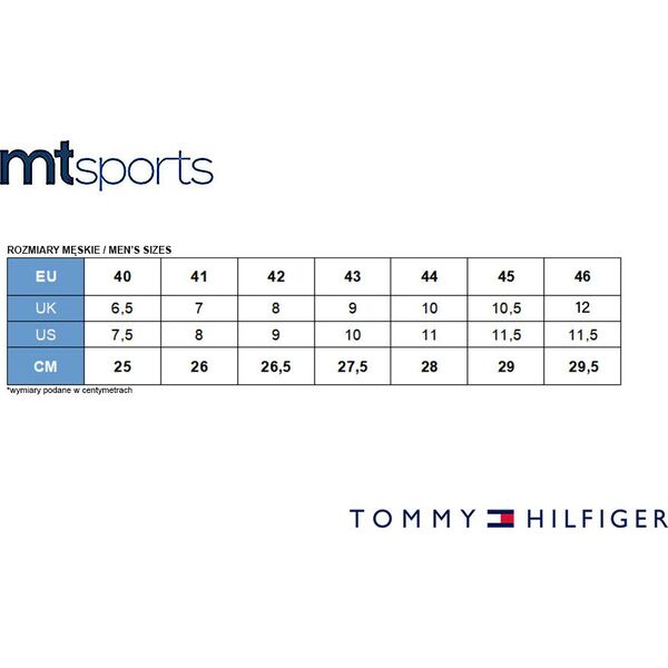 Tommy Hilfiger Buty męskie Tommy Hilfiger FM0FM03722-BDS - 40