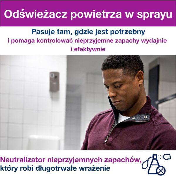 Tork Tork Image Design Elektroniczny dozownik do odświeżaczy powietrza w spray'u, 75ml Szary