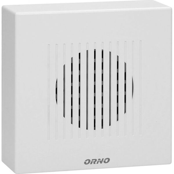 Orno Dzwonek przewodowy elektroniczny jednotonowy RINGIL MINI AC, 230V, biały