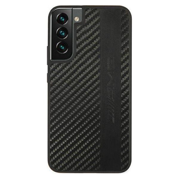 Mercedes Etui Mercedes AMG AMHCS22MBLSCA Samsung Galaxy S22+ Plus czarny/black hardcase Carbon Stripe&Embossed