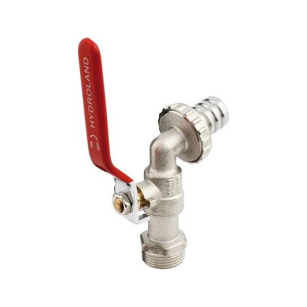 Hydroland ZAWÓR CZERP.KULOWY ZE ZŁĄCZKĄ 3/4" DŁAWIK "H" // ZKC-20-R-H