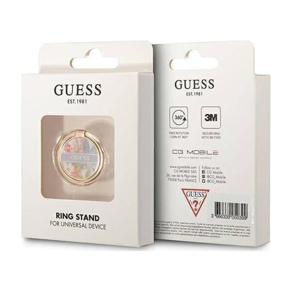 Guess Guess Ring stand GURSHCHMAU fioletowy/ purple Flower