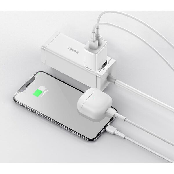 Ładowarka Baseus Compact 2x USB-A 2.1 A (CCXJ010202) 11026517 6932172606916