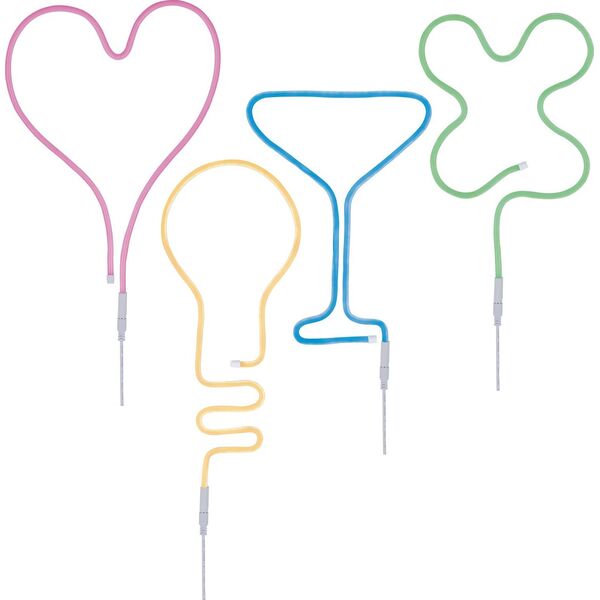 Taśma LED Paulmann Neon Colorflex USB mix 4x1m kolorów: niebieski, pomarańczowy, różowy, zielony 4x5W 5V
