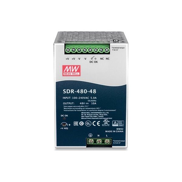 TRENDnet TRENDnet DIN Rail 48V 480W Supply