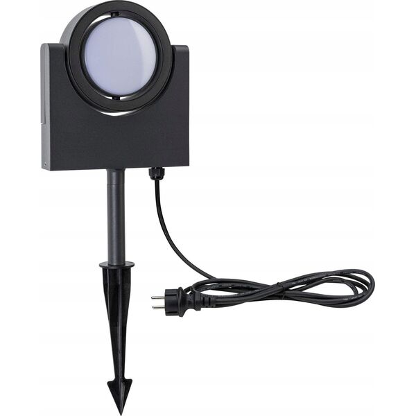 Kinkiet Paulmann Reflektor ogrodowy SWIVEA Led 8W 3000K IP44 460lm 230V ciemny szary/ aluminium