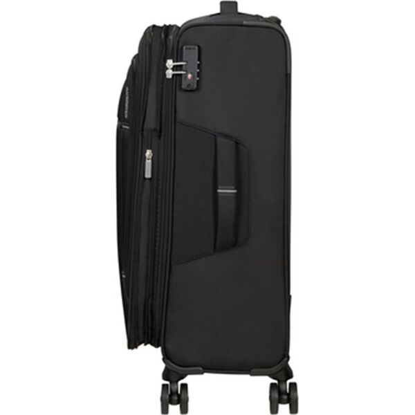 American Tourister Średnia walizka AMERICAN TOURISTER CROSSTRACK 133190 Czarna