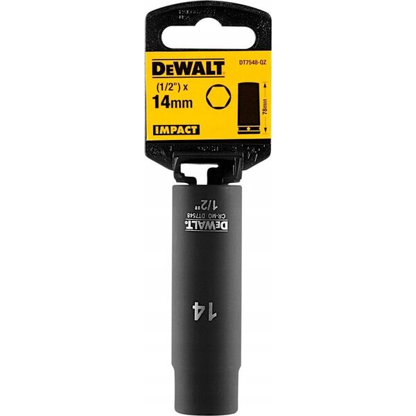 Dewalt nasadka 14mm 1/2c impact socket deep