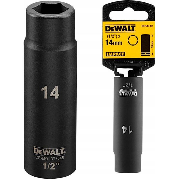 Dewalt nasadka 14mm 1/2c impact socket deep