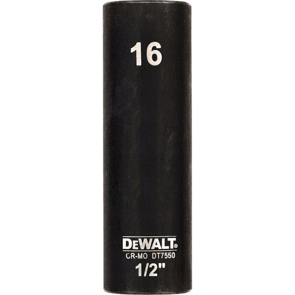 Dewalt nasadka 16mm 1/2c impact socket deep