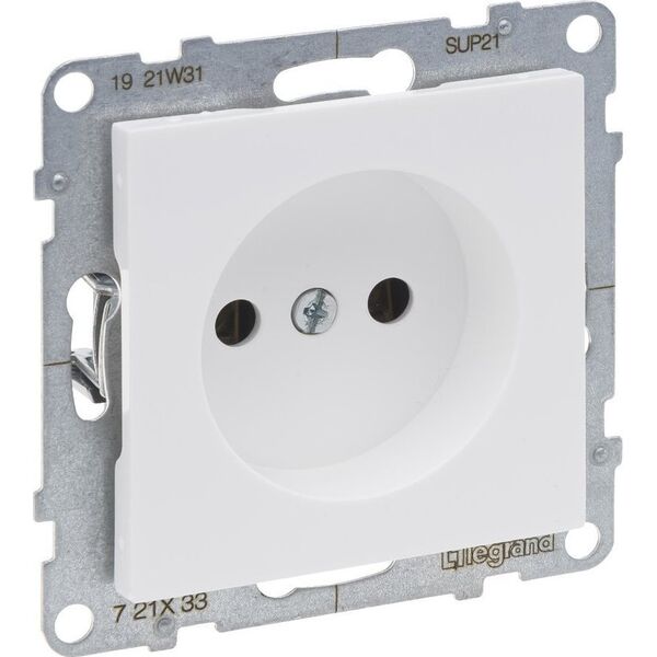 Legrand SUNO - Gniazdo 2P - 16 A - 250 V~ - zaciski śrubowe, Biały - Legrand 721133 himp