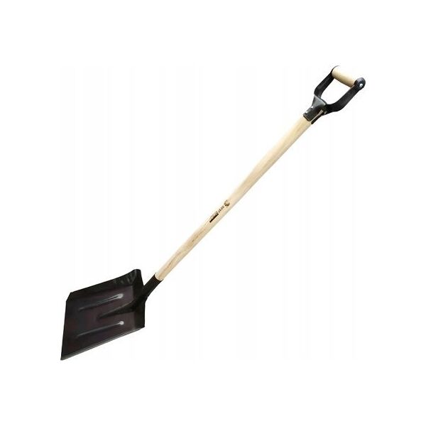 BEST GARDEN ŁOPATA WĘGLOWA ROZMIAR 4 TRZON DREWNIANY L-100 METAL X6 BEST GARDEN