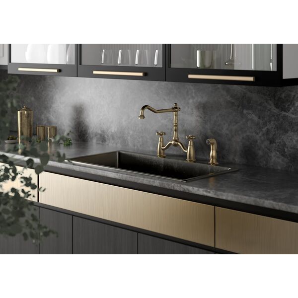 FDesign Uchwyt na papier toaletowy Lacrima Stary brąz (FD6-LRA-09-66)