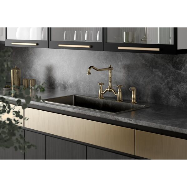FDesign Uchwyt 1-hakowy Lacrima 5.5 cmcm stary brąz  (FD6-LRA-07-66)