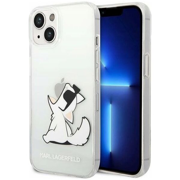 Karl Lagerfeld Etui Karl Lagerfeld KLHCP14MCFNRC Apple iPhone 14 Plus hardcase przeźroczysty/transparent Choupette Fun