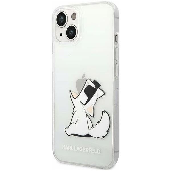 Karl Lagerfeld Etui Karl Lagerfeld KLHCP14MCFNRC Apple iPhone 14 Plus hardcase przeźroczysty/transparent Choupette Fun