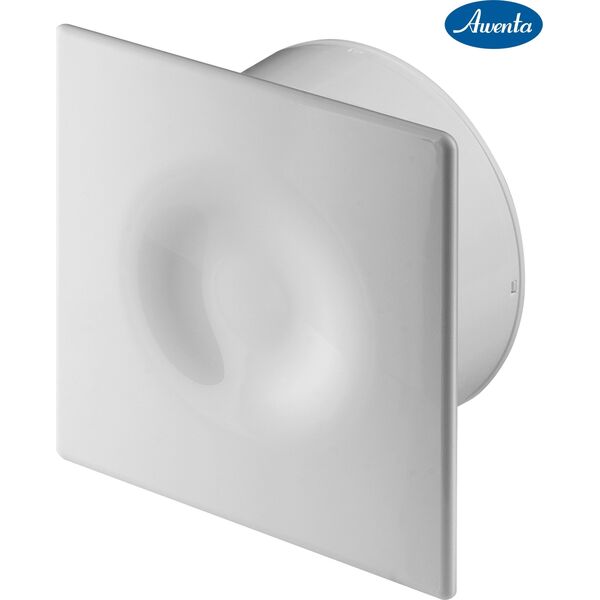 AWENTA Wentylator łazienkowy dwubiegowy fi100 42/70m3/h 4/6W z wyłącznikiem czasowym biały Loop Awenta WL100T
