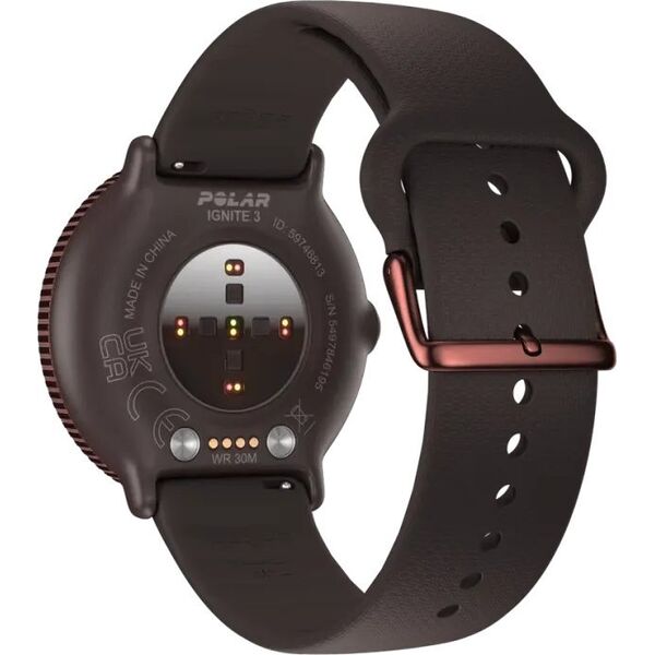 Zegarek sportowy Polar Ignite 3 Brązowo-miedziany  (IGNITE 3 BRN/COP S-L)