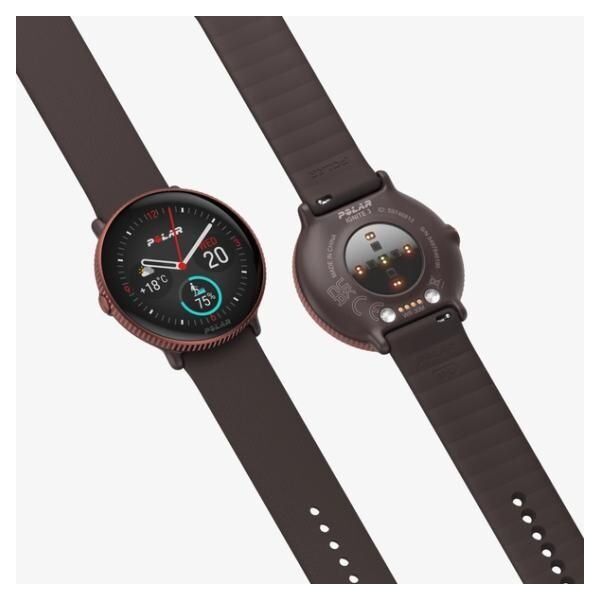 Zegarek sportowy Polar Ignite 3 Brązowo-miedziany  (IGNITE 3 BRN/COP S-L)