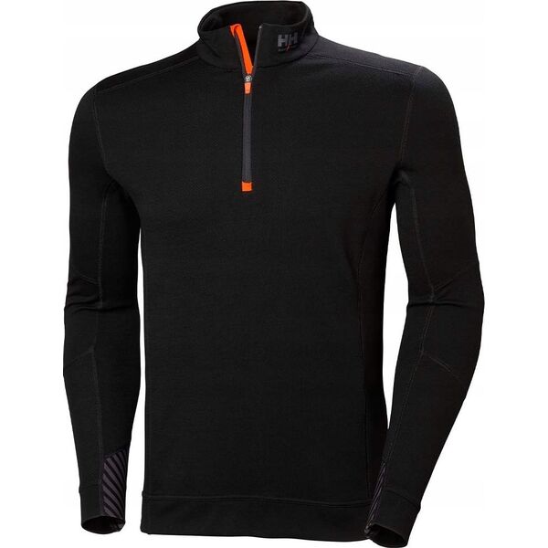 Helly Hansen Koszulka termo Helly Hansen Lifa Merino Zip Black
