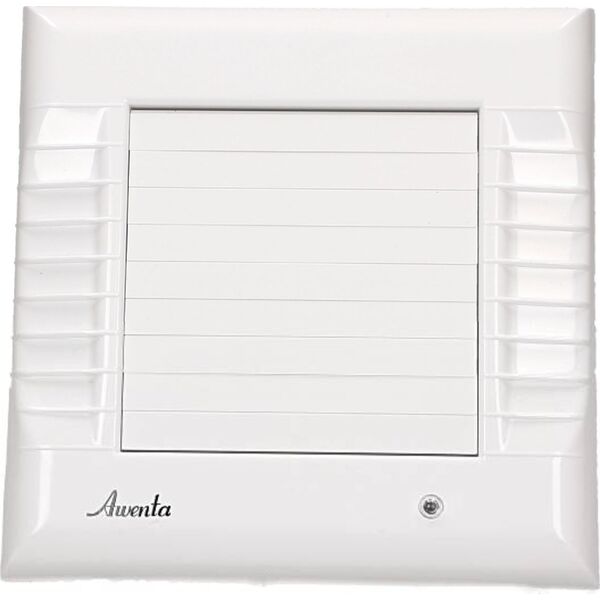 AWENTA Wentylator łazienkowy A-Matic Awenta WM100T fi100mm 95m3/h 16W 230V z wyłącznikiem czasowym i automatyczną żaluzją biały