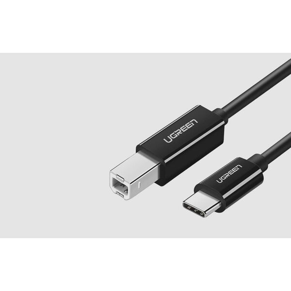 Kabel USB Ugreen USB-B - USB-C 1 m Czarny (80811) 12723452 6957303888115