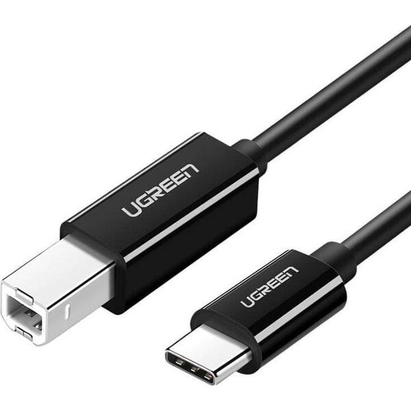 Kabel USB Ugreen USB-B - USB-C 1 m Czarny (80811) 12723452 6957303888115