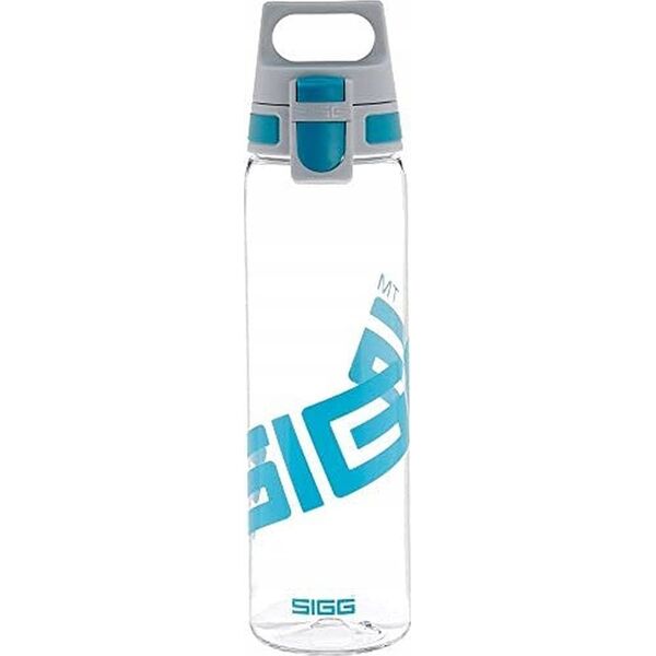 SIGG SIGG drinking bottle Total Clear One MyPlanet "Aqua" 0.75L (transparent/light blue, one-hand closure ONE)