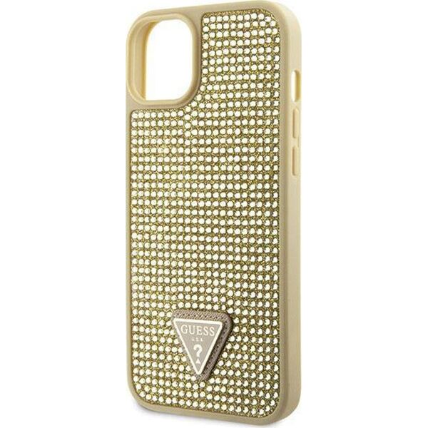 Guess Etui Guess GUHCP14SHDGTPD Apple iPhone 14 złoty/gold hardcase Rhinestone Triangle