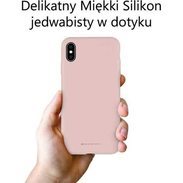 DefaultBrand Etui Mercury Silicone do  Samsung S23+ S916 różowo-piaskowy/pink sand