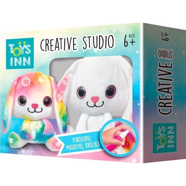 Stnux Zestaw kreatywny Creative Studio - królik, maskotka do kolorowania (STN7885)