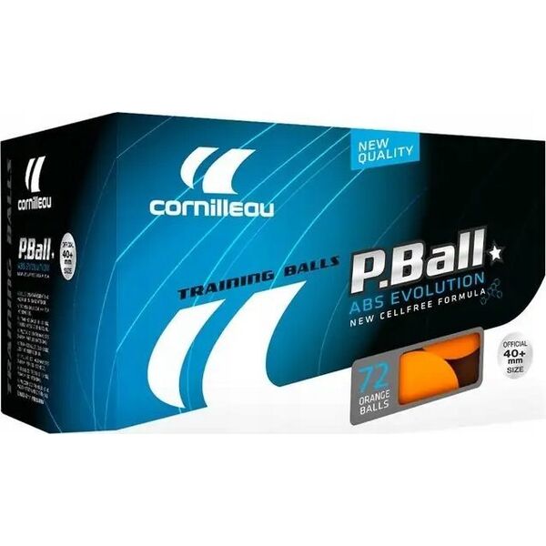 Cornilleau CORNILLEAU PIŁECZKI P-BALL ABS EVOLUTION 1* 72 SZT. POMARAŃCZOWE 321655