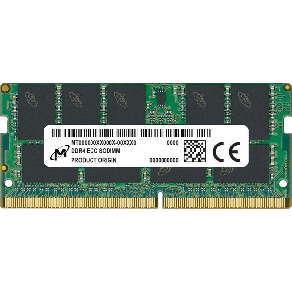 Pamięć do laptopa Micron Micron 32GB DDR4-3200 ECC SODIMM 2Rx8 CL22