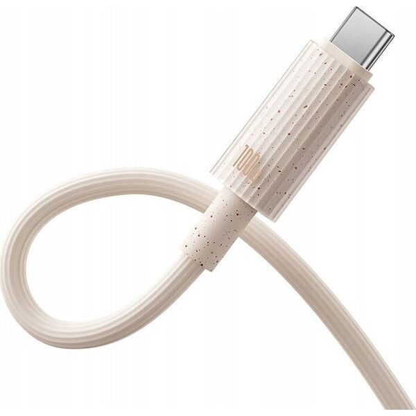 Kabel USB Baseus Baseus Habitat Series Fast Charging Cable USB to Type-C 100W 1m Wheat Pink