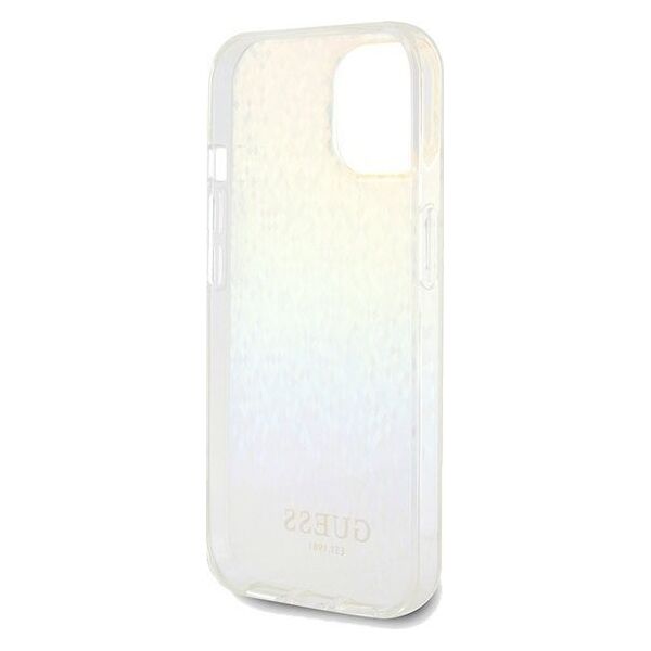 Guess Guess GUHCP14SHDECMI iPhone 14 / 15 / 13 6.1" wielokolorowy hardcase IML Faceted Mirror Disco Iridescent