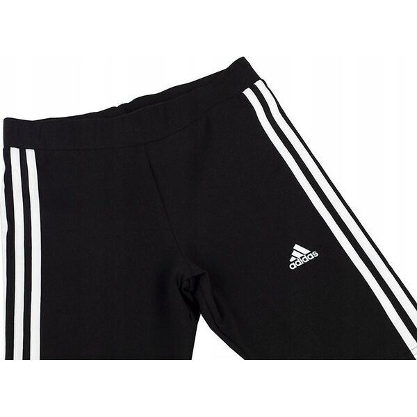 Adidas Legginsy adidas Essentials 3 Stripes Cotton Biike Tights girls Jr IC3628