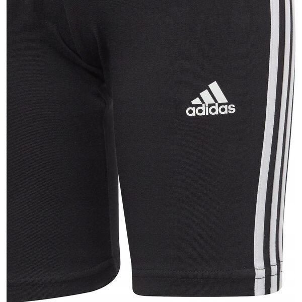 Adidas Legginsy adidas Essentials 3 Stripes Cotton Biike Tights girls Jr IC3628