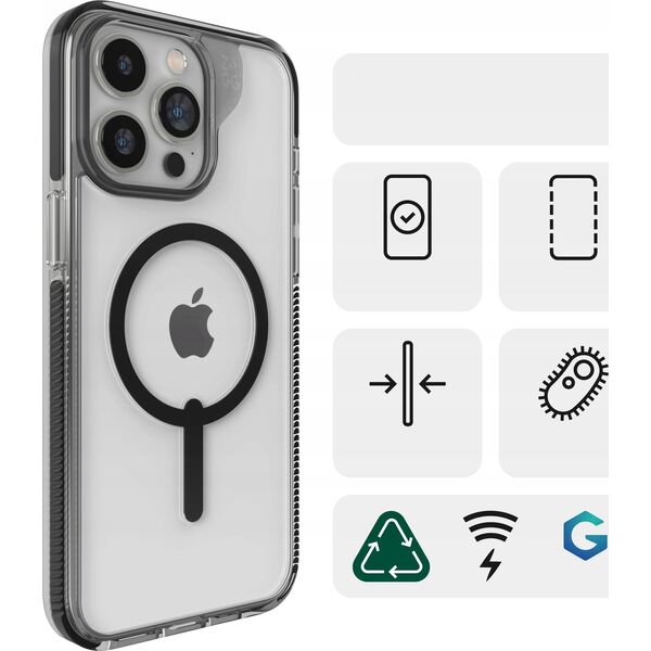 Zagg International ZAGG Santa Cruz Snap - obudowa ochronna do iPhone 13/14/15 kompatybilna z MagSafe (black)